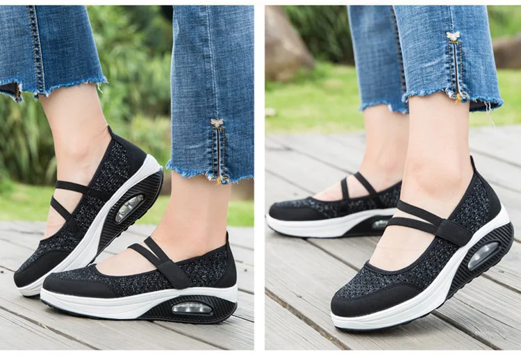 RS 8023 Breathable Summer Autumn Women Flats Shoes -14