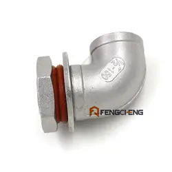 Weldless Sight Gauge Elbow Adapter-1/2 "NPT, оборудование для бруса