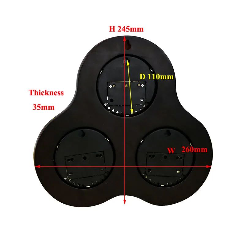 Бытовой 3 шт./компл. деревянная тарелка гигрометром декоративные часы для Манометр Термометр Барометр с изображением деревянных игрушек украшения/Погода приборная станция
