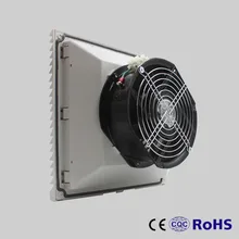 255x255x117 мм пластиковый вентиляционный фильтр для шкафа 230 В с 171*150*51 мм осевым вентилятором двойной шариковый подшипник для выматывания FK6625.230