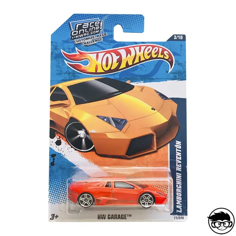 Hot Wheels Lamborghini Reventón HW Garaje 71/240 2007 длинная карта