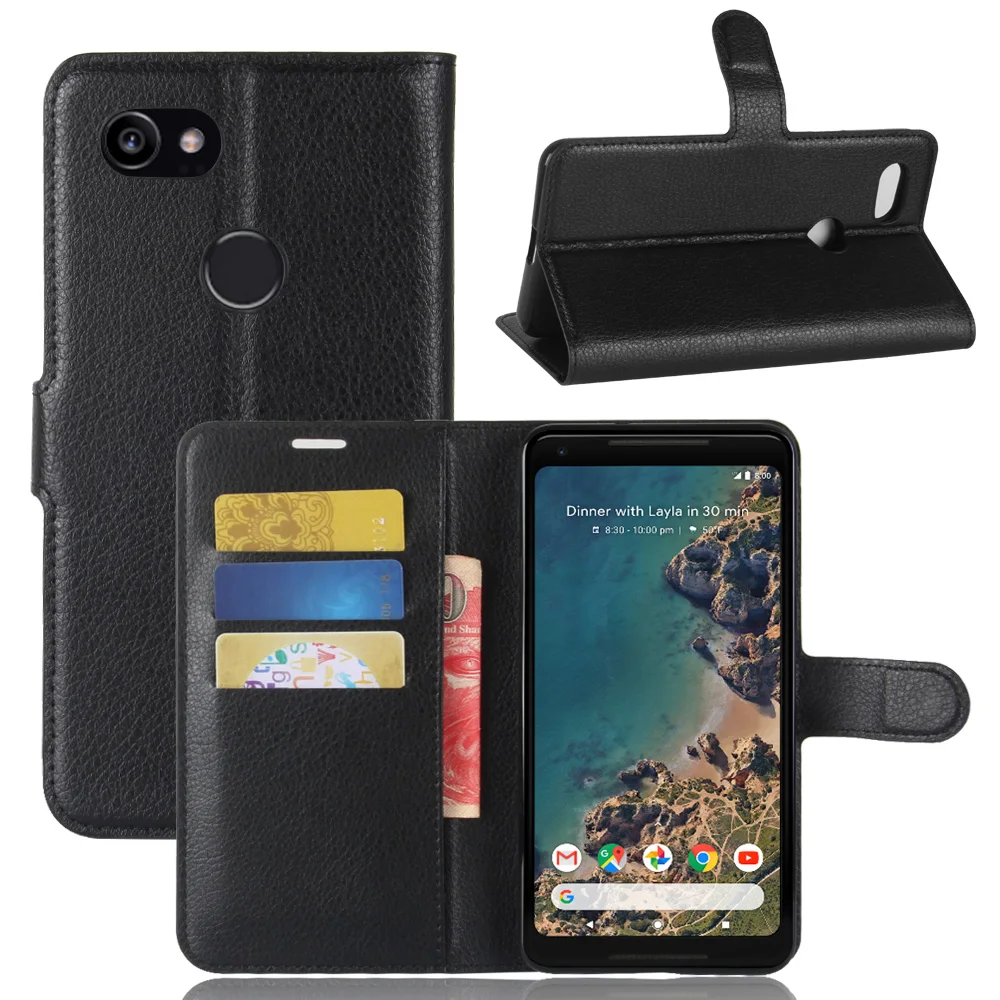 

CYBORIS For Google Pixel3 XL Case Flip Protective PU Leather Cover For Google Pixel 2 3 XL Case Fundas Wallet Flip Covers