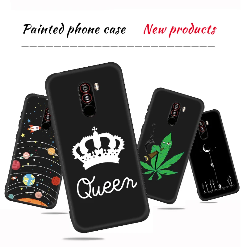 

Simple Matte Planet Case For Xiaomi Pocophone F1 Mi 8 A2 Lite 6X For Redmi 5 Plus 4X Note 5 Pro 5 Plus Silicone Cover TPU Case