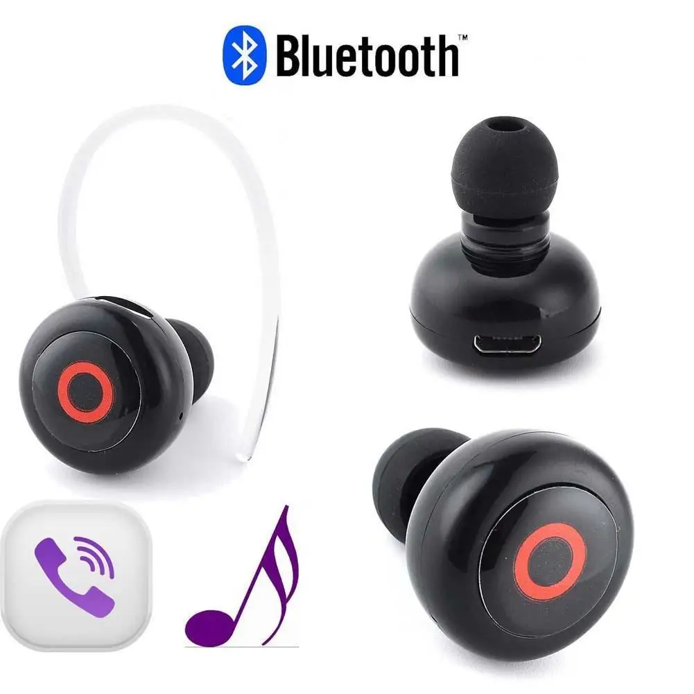 

New Smallest Mini Bluetooth Earphones Wireless Stereo Earbuds Handsfree In Ear Invisible Earphone Ear Buds for Mobile Phone