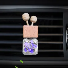 Автомобильный освежитель воздуха, парфюм для выхода кондиционера, автомобильный парфюм с зажимом, парфюмерная бутылочка «Камелия», подвесной диффузор, освежитель воздуха