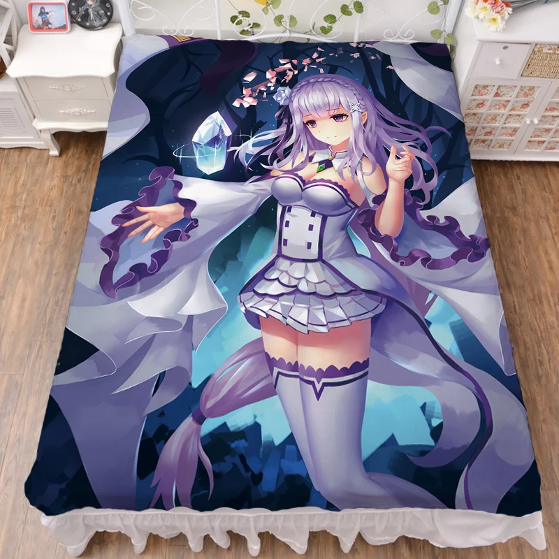 Новое обновление аниме Re Zero kara Hajimeru Isekai Seikatsu сексуальная девушка персонаж Эмилия