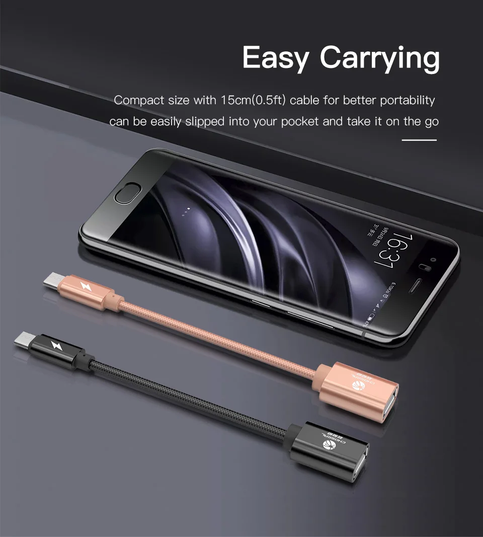 USB C OTG Cable USB 3.0 USB 2.0 OTG Adapter type c OTG for samsung galaxy s8 s9 HUAWEI P10 P20 mate10 pro Macbook USB OTG (7)
