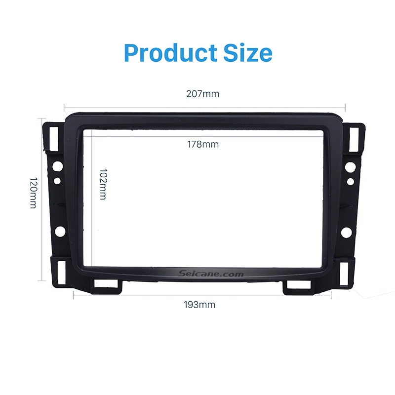 Автомагнитола Seicane 2 Din DVD панель для Chevrolet Sail 2010 2015 Модифицированная рамка