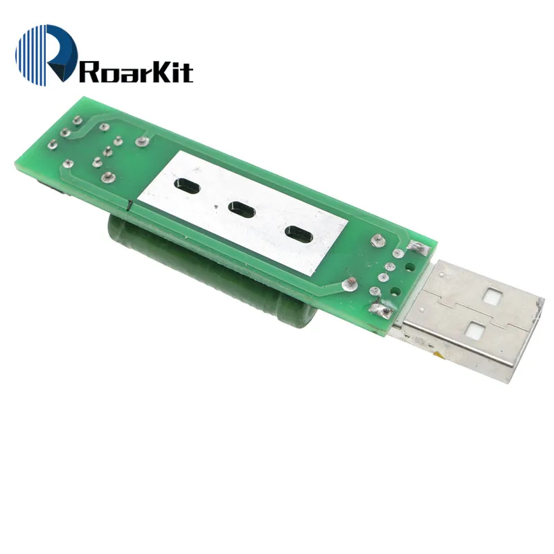 Usb тестовое оборудование мини разгрузочный резистор 2A/1A с переключателем 1A Green led