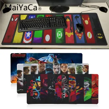 

MaiYaCa The Avengers Customized laptop Gaming mouse pad BIG SIZE Rubber Game Mouse Pad for Game Playing Lover