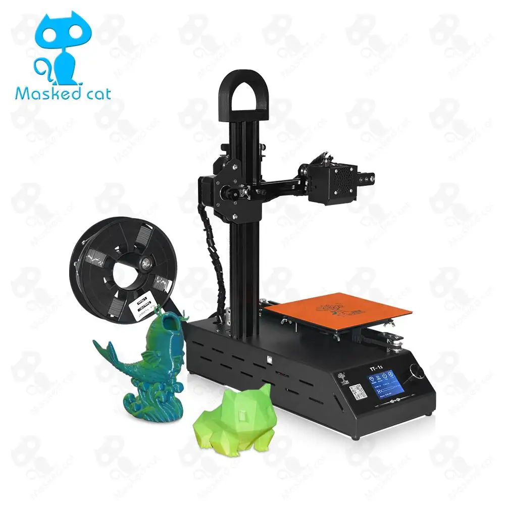 

2018 Hot sale T-Tress TT-1s Fully Assembled Mini 3D Printer Kit Full Aluminum Frame with 220V/110V Universal