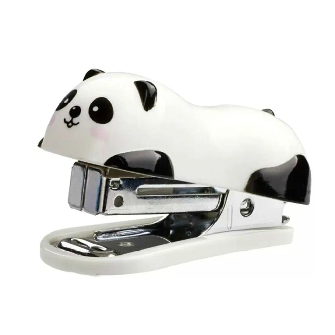 

M&G Cute Panda Mini Desktop Stapler,Home Stapler with 1000 Staples,Animal Stapler Set for School and Office with Staples Remover