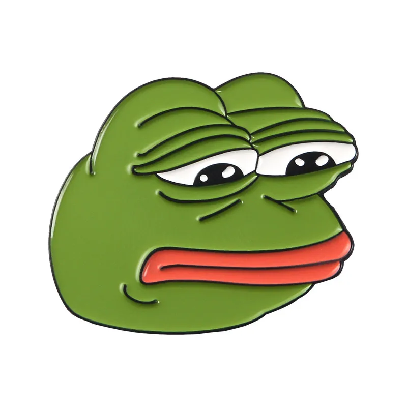 11 стилей Pepe feels bad man нагрудные булавки Sad Броши лягушка счастливая лягушка значки Pepe meme джинсовые куртки Сумки шляпы рюкзак аксессуары - Окраска металла: style3