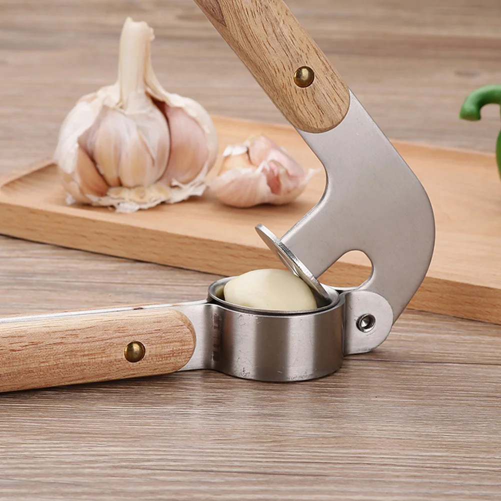 

1 PC 304 Stainless Steel Garlic Hand Presser Creative Multifunction Squeezer Grinder For Crushing Garlic Kitchen Gadgets