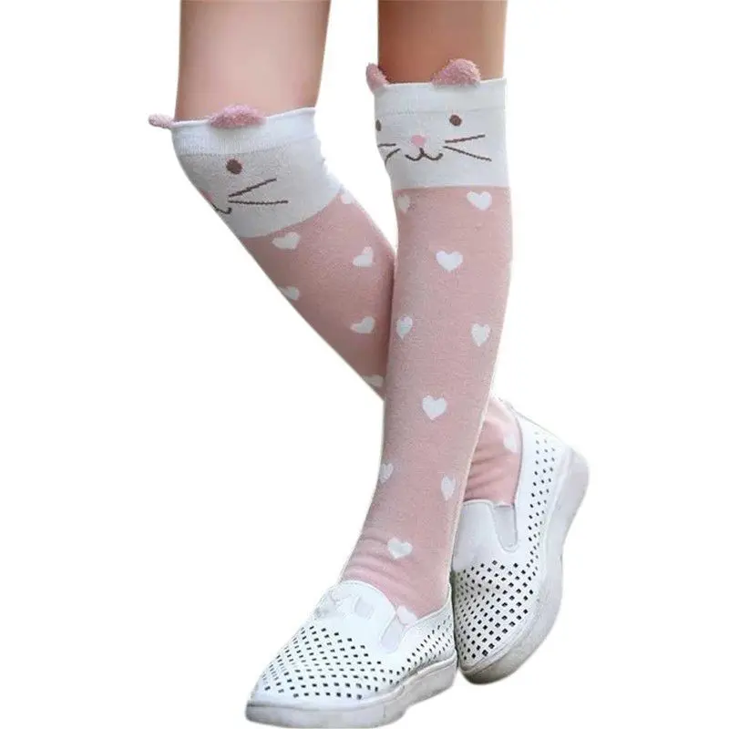 Хлопковые носки без пятки средней длины для девочек сетчатые Гольфы с перламутровым узором Лидер продаж года, однотонные носки для маленьких детей возраст от 3 до 12 лет - Цвет: DE