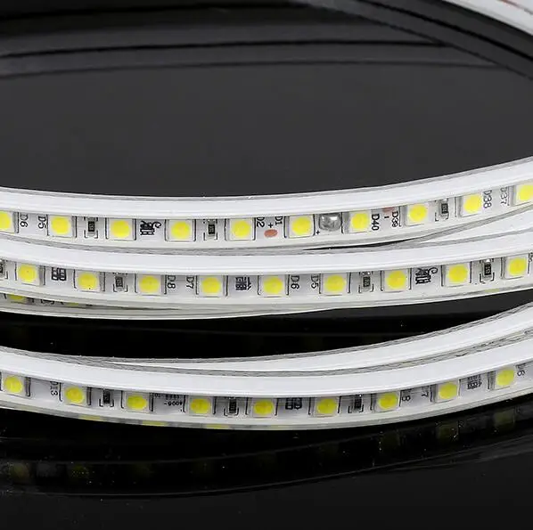 Светодиодная лента 220 В переменного тока SMD 5050 60 светодиодов/м IP67