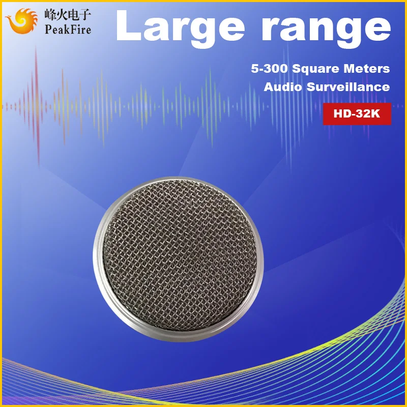  Sorveglianza Audio Microfono di Sicurezza Hearing Attrezzature Microfono Ad Alta Sensibilità del Su