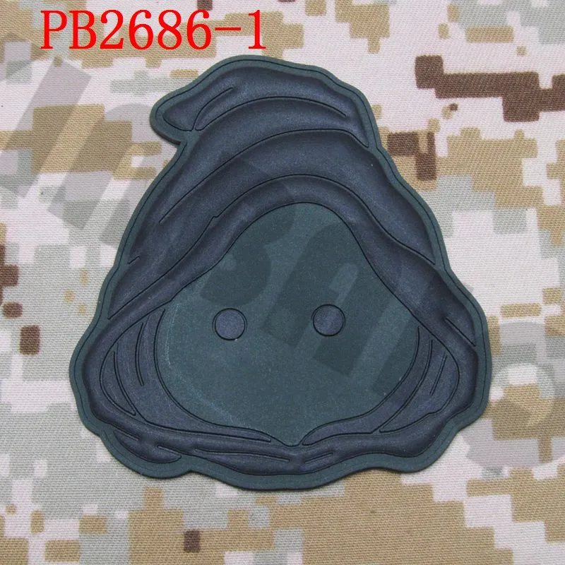 PB2686 Green 3D ПВХ патч JAWA логотип резиновый патч - Цвет: PB2686 Green