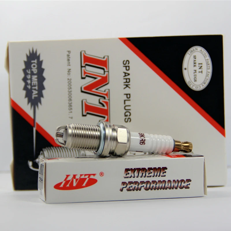 

6pcs INT spark plug 2 ground electrdes EQ-BKR6 for IK20 IK20TT VK20 BKR6EIX PFR7B-D BKR7EIX BKR-GAS LPG1 BKR6EIX-5LPG IFR7F-4D
