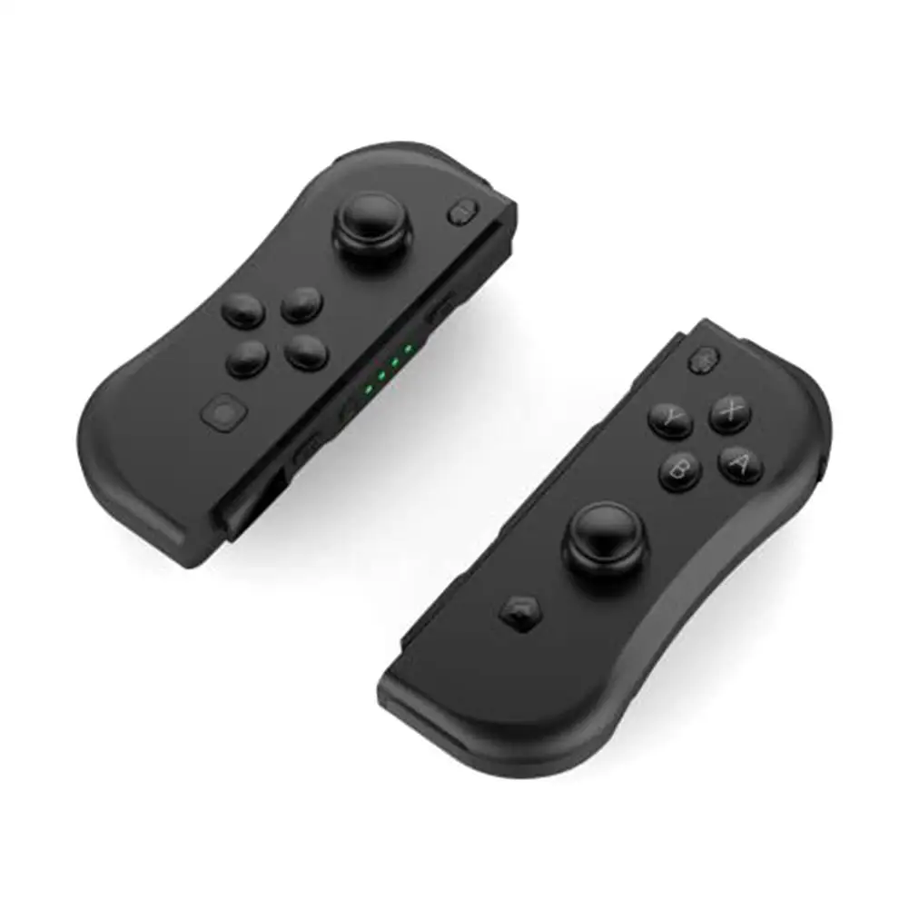 Black Геймпад с переключателем беспроводной контроллер NS Bluetooth индукционный геймпад джойстик одна пара L& R новая ручка для игры для переключателя Joy-Con - Цвет: Black