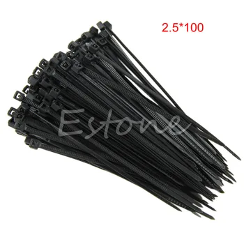 

Black White Natural Nylon Plastic Cable Ties Zip Tie Wraps 100mm 150mm 200mm