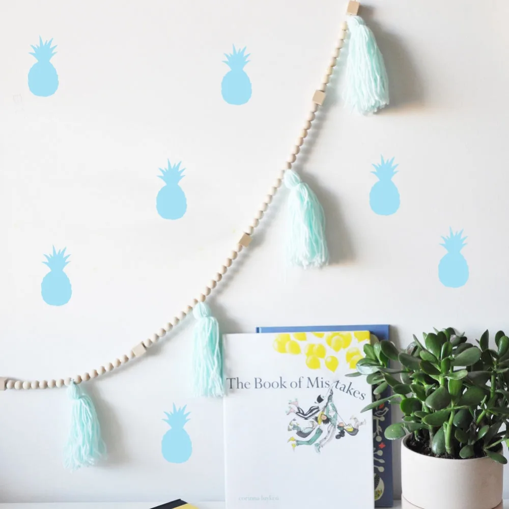 

14 Pieces Various Color Pineapples Sticker DIY Wall Decal Vinyl Art Stickers Nursery Room Decor