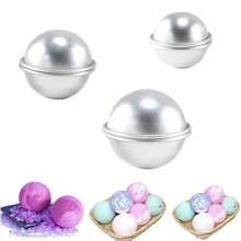 Metal Mold Salt-Ball Bath-Bomb-Molds Sphere Diy-Tool Round Aluminium-Alloy Semicircle