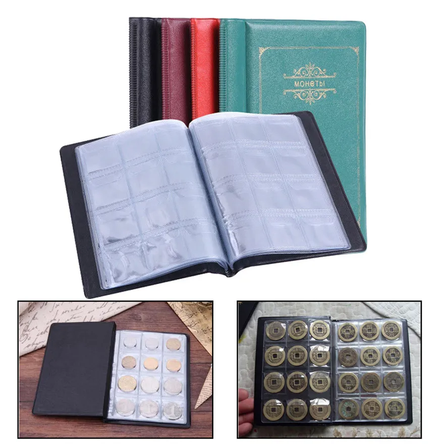 

2019 New Collecting 120 Pockets World Coin Collection Storage Holder Money Album Book holder #0315 A2# A#487