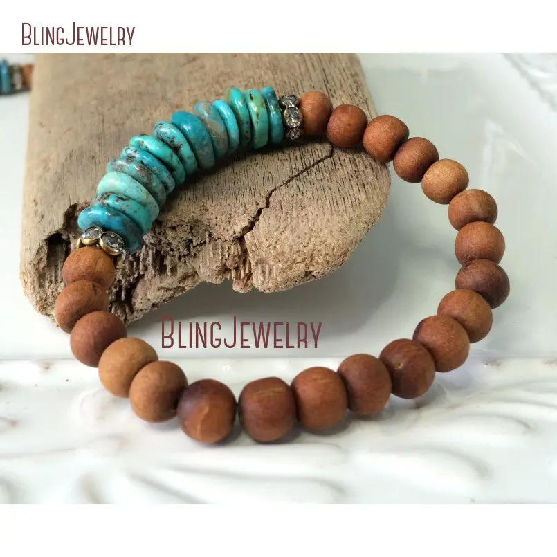 20190225-BM22772-Sandalwood Turquoise Bracelet