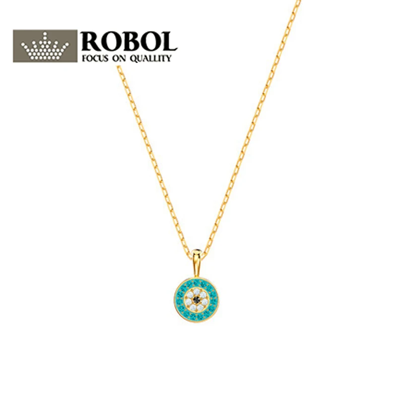 

2019 Original 1:1 SWAN New LUCKILY Mysterious Elements Fresh Romance Lucky Guardian DIY Female Necklace Jewerly for Women