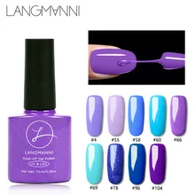 7,5 мл LANGMANNI маникюрный магазин, предназначенный для дизайна ногтей, блеск для ногтей, клей для фототерапии, съемный зеленый стойкий лак для ногтей, УФ-клей TSLM1