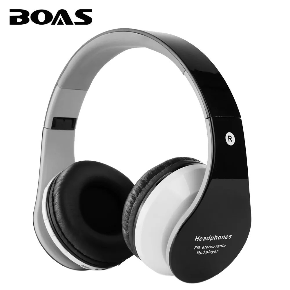 Удавы беспроводные наушники Bluetooth Поддержка карты памяти fm-радио Handfree трубки с