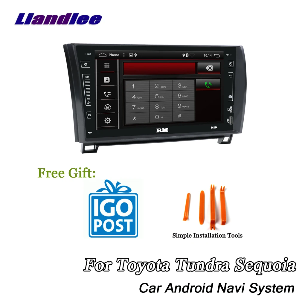 Liandlee автомобильная система Android для Toyota Tundra Sequoia 2000~ 2006 Радио Видео Carplay gps Wifi BT Navi карта навигация Мультимедиа