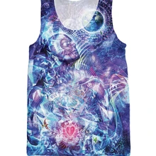 Летняя модная мужская повседневная майка с рисунком земли, Psychedelic, 3D майка с принтом, без рукавов, жилет для фитнеса