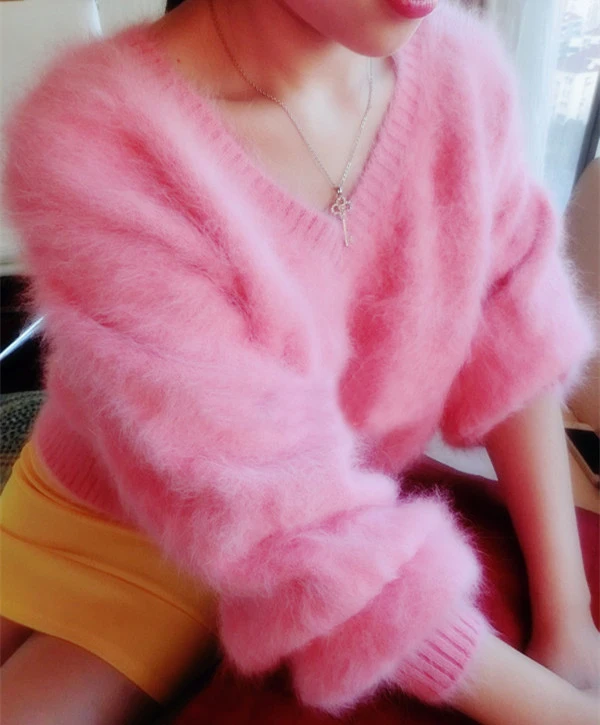 2018 Women ladies Sweaters and Pullovers Pure 100% Mink Cashmere Knitted Pullover wsr294 2018 Women ladies Sweaters and Pullovers Pure 100% Mink Cashmere Knitted Pullover wsr294