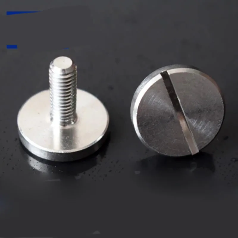 M3 M4 M5 Slotted Flat Head Screws GB833 Slot Big Round head Bolts