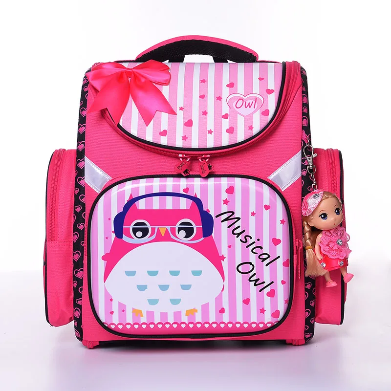 

Cocomilo Russia Design Orthopedic Backpack Print Floral Schoolbags Nylon Jacquard Cartoon Foldable Student Satchel for Girls