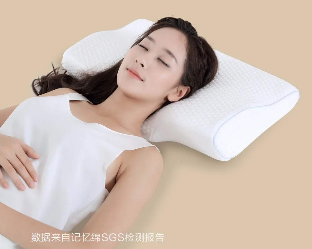 New Youpin 8H H2 Flexible Memory Cotton Pillow Powerful Anti-Bacteria Release Stress Slow Re-Bouncing Protect the Cervical Spine