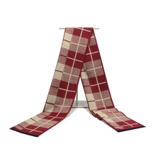 

Newest Thicken Winter Women Men Fashion Plaid Scarf Brand Ladies Shawls Warm Cape Cashmere wool Scarves for men