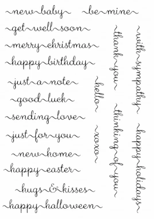 

DIY card words Transparent Clear Stamps / Silicone Seals for DIY scrapbooking photo album/Card Making