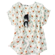 Обезьяна Печать Шелковый промытый с песком 04 креп шелк внимание женская футболка в