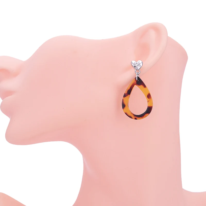 Sehuoran Big Resin Drop Wedding Oorbellen Long Boho Earrings For Women Statement Earrings Fashion Jewelry Wholesale  (4)