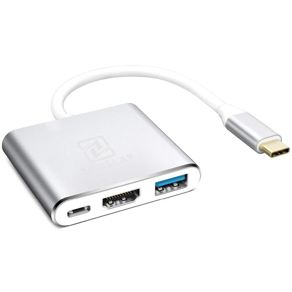 USB концентратор ZEUSLAP TYPE C с HDMI 3 0 адаптер типа для Macbook Pro/Air Thunderbolt 4K док