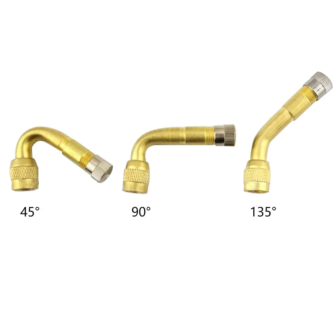 Dewtreetali 1Pcs 45/90/135 Degree Angle Air Tire Valve Extension