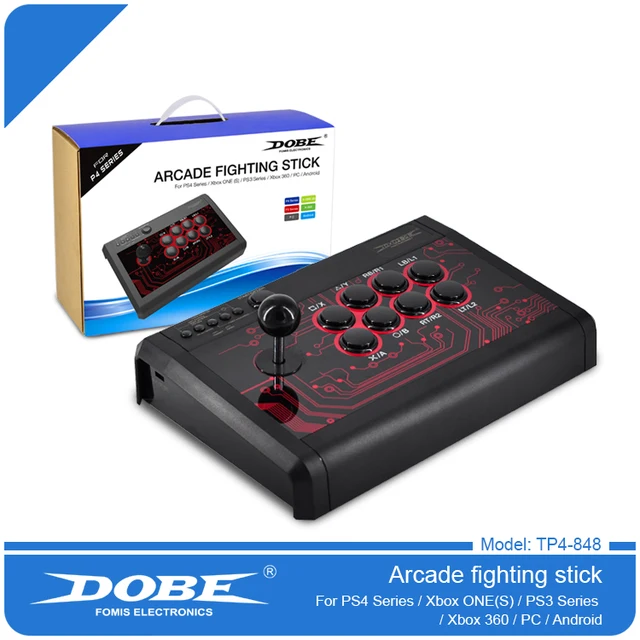 Cheap DOBE New Arcade Fightstick Joystick For PS4 PS3 XBOX ONE Android