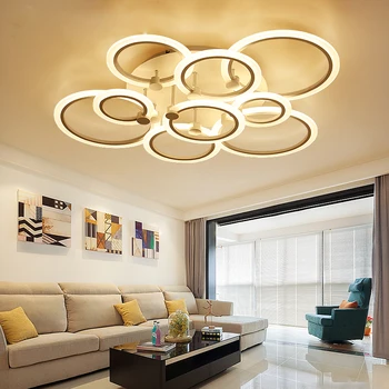 

Surface Mount LED Ceiling Light Flower Ring for Living Room Luminaria LED Bedroom Lighting Fixture for Home DEC Ceiling Light
