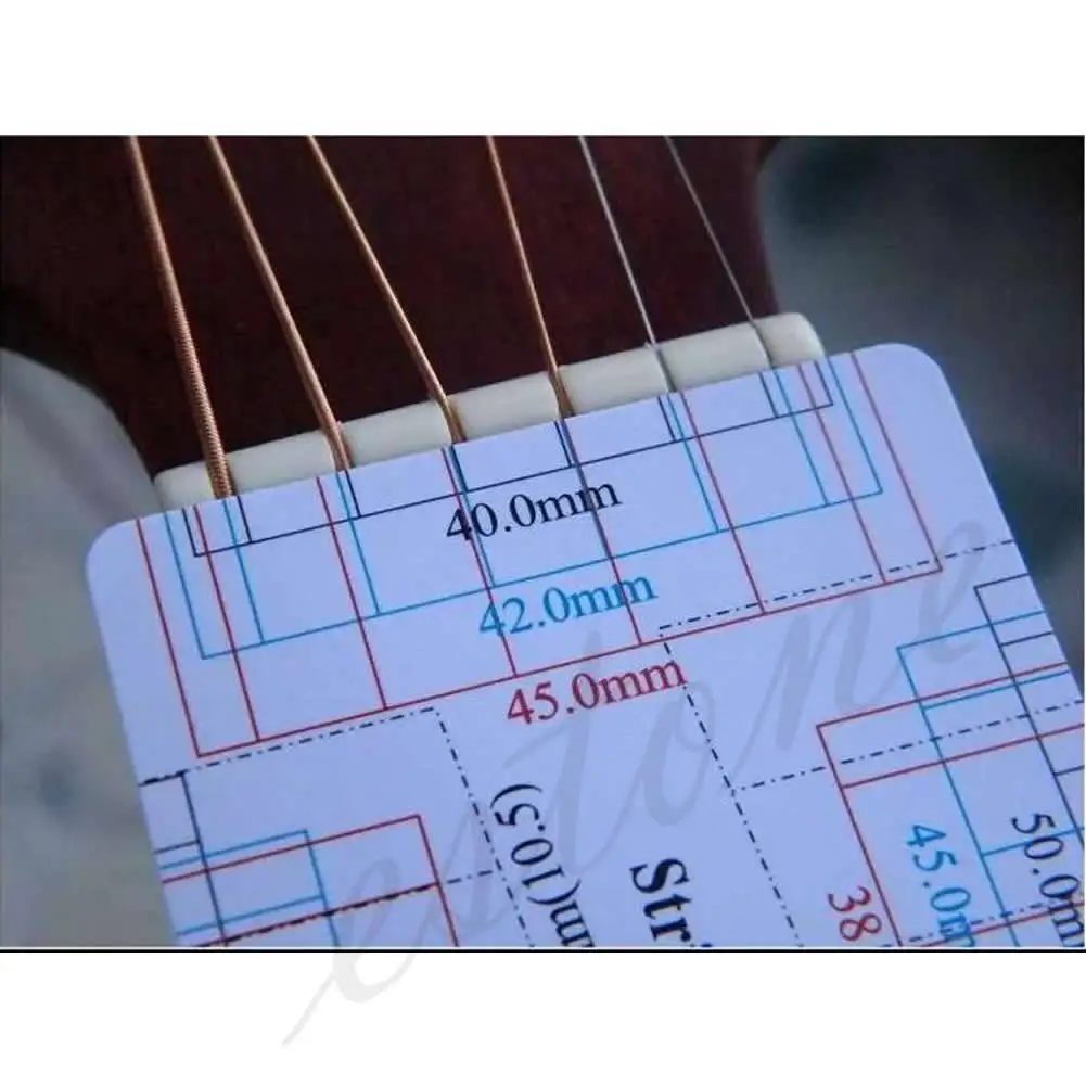 2019 новая гитарная басовая струна линейка высоты тона измеритель натяжения струн экшн-измерительный инструмент для гитары