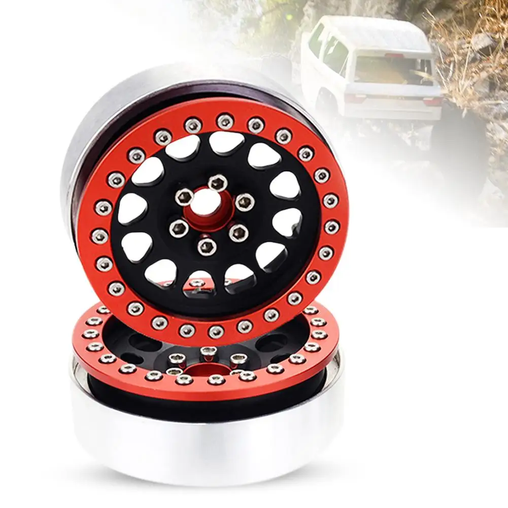 

4PCS Aluminum Alloy Beadlock 2.2" Wheel Hub for 1/10 RC Crawler Axial SCX10