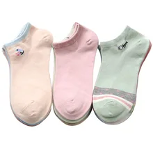 5 пара/лот, высококачественные милые женские носки с птицами и рыбками, креативные повседневные хлопковые забавные носки с животными, женские носки до щиколотки для девочек, чулочно-носочные изделия