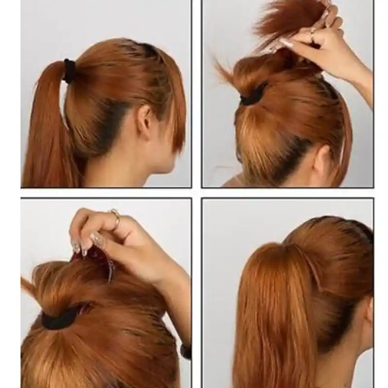 High Grade Ponytail Inserts Hair Clip Bun Maker Bouffant Volume